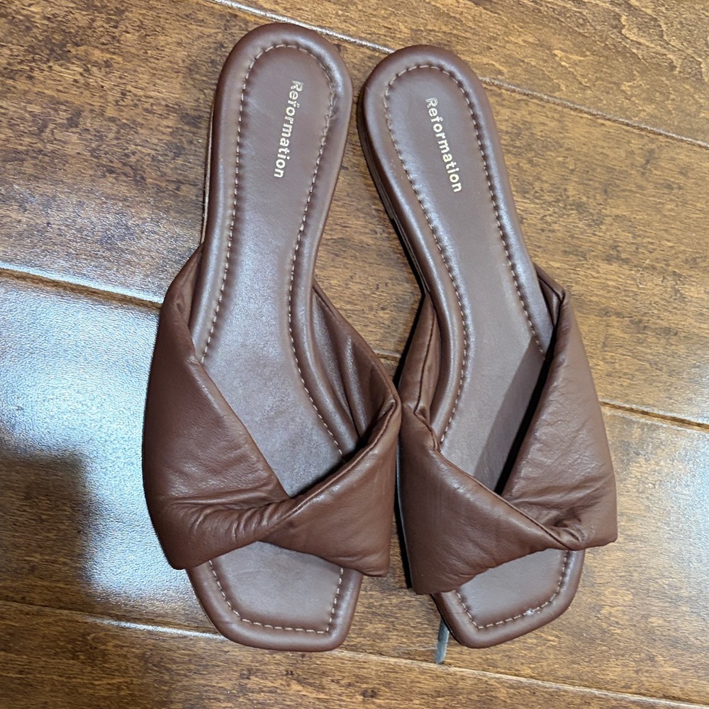 Reformation Twist Sandals